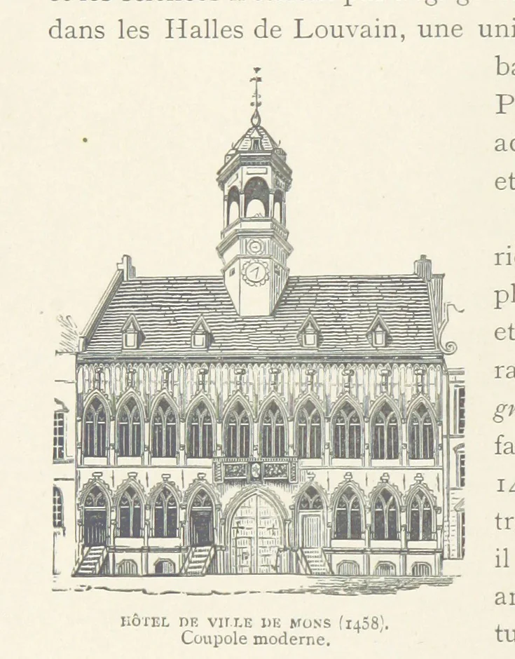 An illustration from Histoire de Belgique depuis les temps primitits jusqu'à nos jours. [With coloured illustrations, 1895, leaf 64