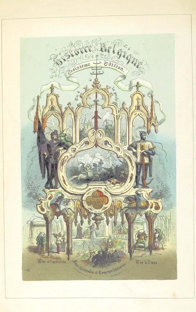 An illustration from Histoire de la Belgique ... Troisième edition, entièrement refondue et ... augmentée, etc, 1853, leaf 10