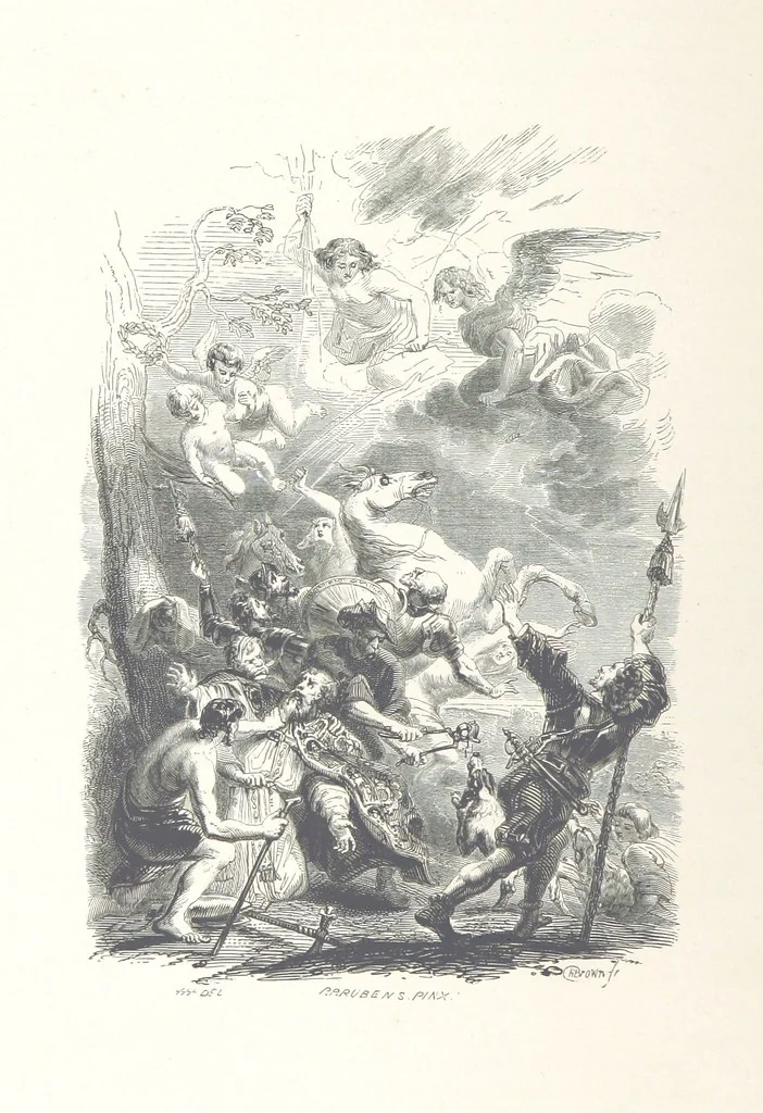 An illustration from Histoire de la Belgique ... Troisième edition, entièrement refondue et ... augmentée, etc, 1853, leaf 114