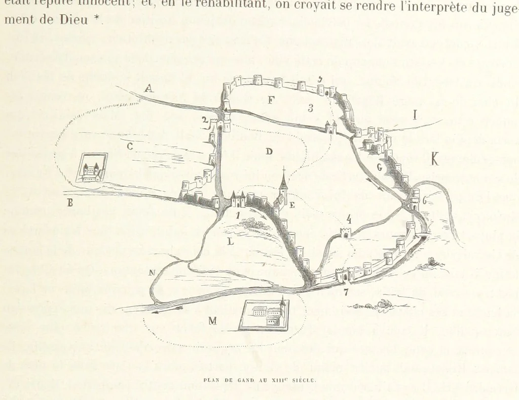 An illustration from Histoire de la Belgique ... Troisième edition, entièrement refondue et ... augmentée, etc, 1853, leaf 187