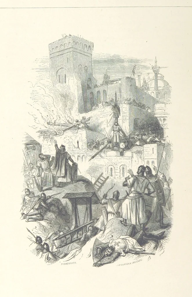 An illustration from Histoire de la Belgique ... Troisième edition, entièrement refondue et ... augmentée, etc, 1853, leaf 194