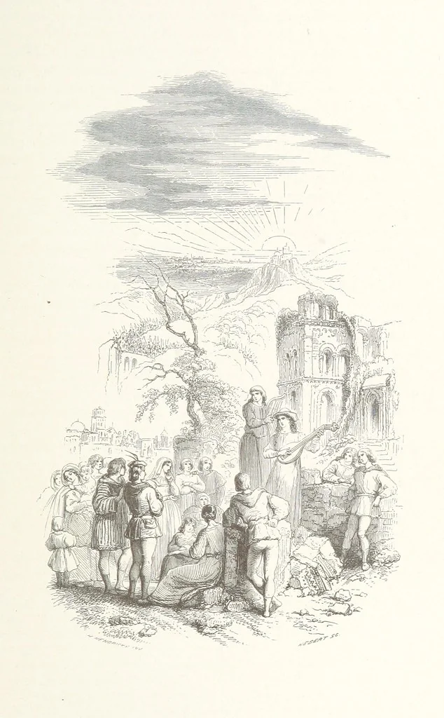 An illustration from Histoire de la Belgique ... Troisième edition, entièrement refondue et ... augmentée, etc, 1853, leaf 201