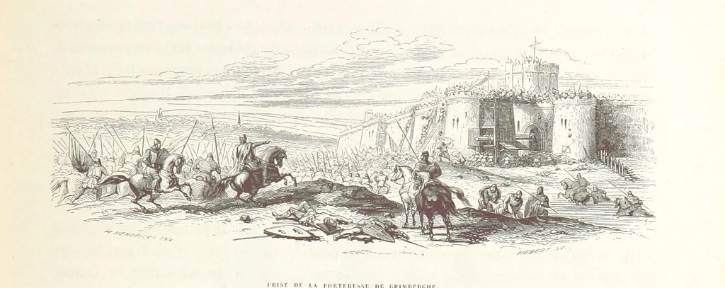 An illustration from Histoire de la Belgique ... Troisième edition, entièrement refondue et ... augmentée, etc, 1853, leaf 213