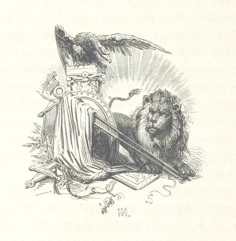 An illustration from Histoire de la Belgique ... Troisième edition, entièrement refondue et ... augmentée, etc, 1853, leaf 24