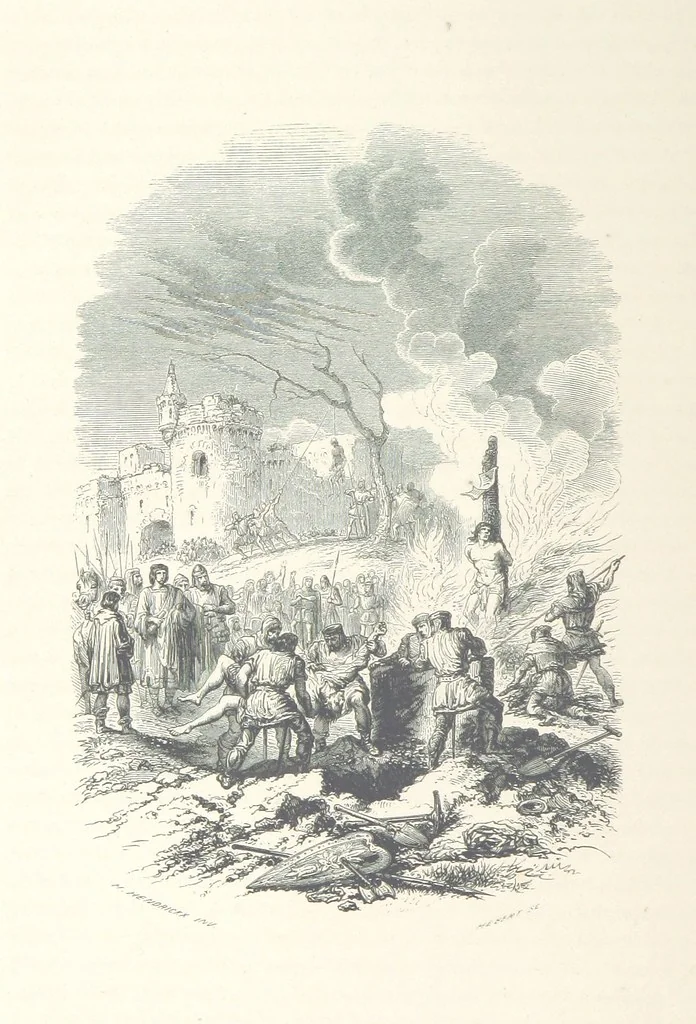 An illustration from Histoire de la Belgique ... Troisième edition, entièrement refondue et ... augmentée, etc, 1853, leaf 256