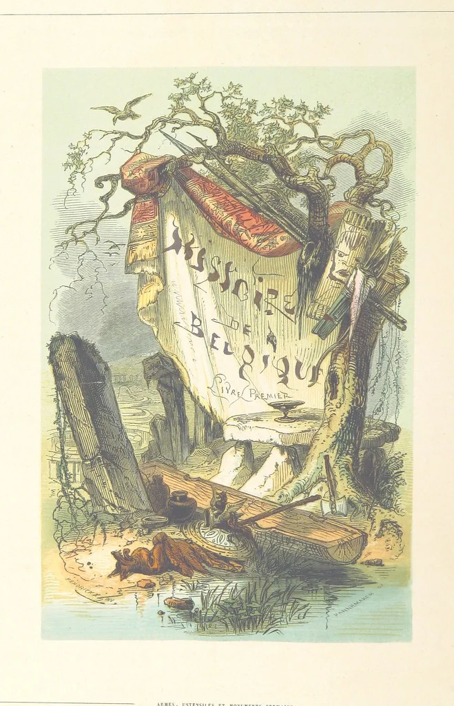 An illustration from Histoire de la Belgique ... Troisième edition, entièrement refondue et ... augmentée, etc, 1853, leaf 26