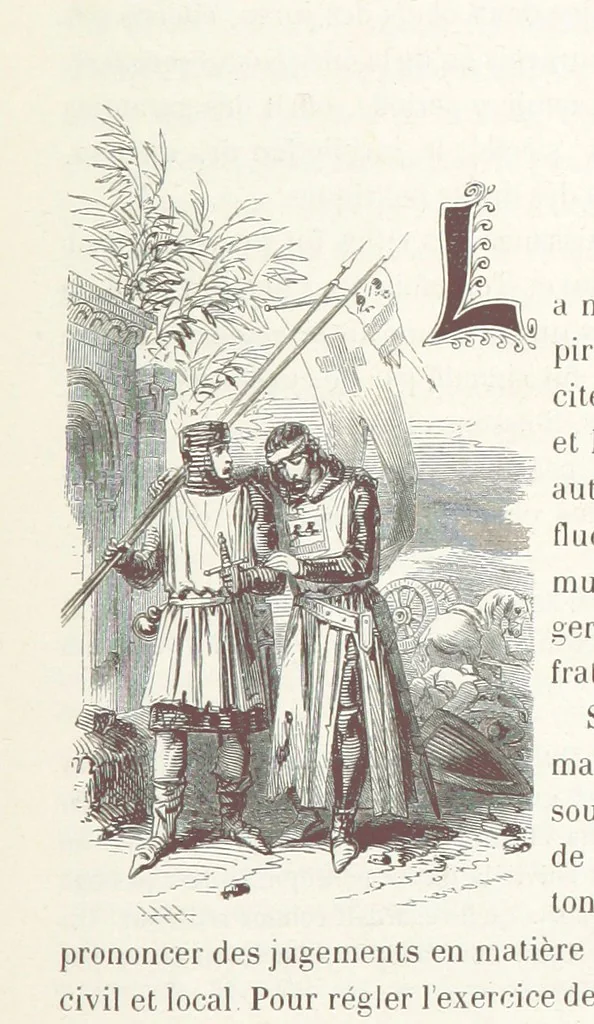 An illustration from Histoire de la Belgique ... Troisième edition, entièrement refondue et ... augmentée, etc, 1853, leaf 261