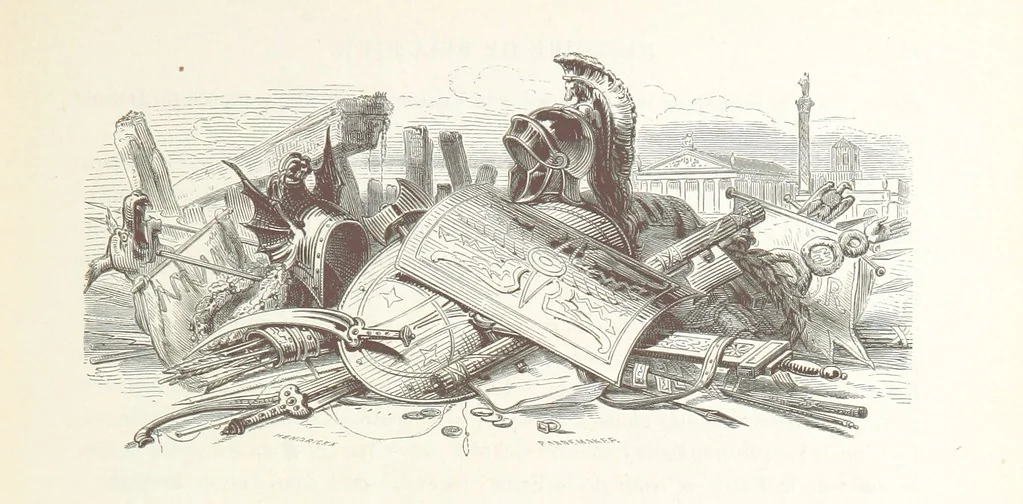 An illustration from Histoire de la Belgique ... Troisième edition, entièrement refondue et ... augmentée, etc, 1853, leaf 27