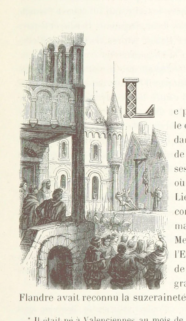 An illustration from Histoire de la Belgique ... Troisième edition, entièrement refondue et ... augmentée, etc, 1853, leaf 277