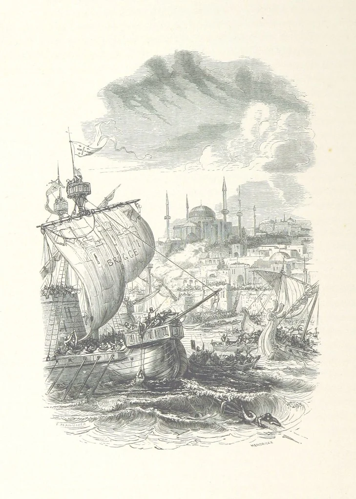 An illustration from Histoire de la Belgique ... Troisième edition, entièrement refondue et ... augmentée, etc, 1853, leaf 282