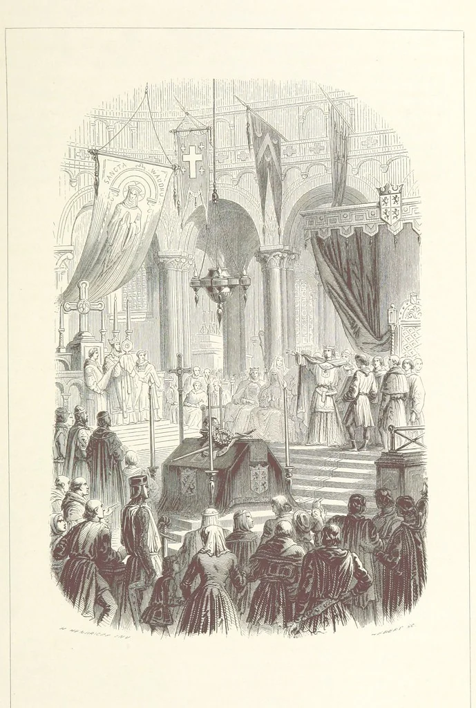 An illustration from Histoire de la Belgique ... Troisième edition, entièrement refondue et ... augmentée, etc, 1853, leaf 305