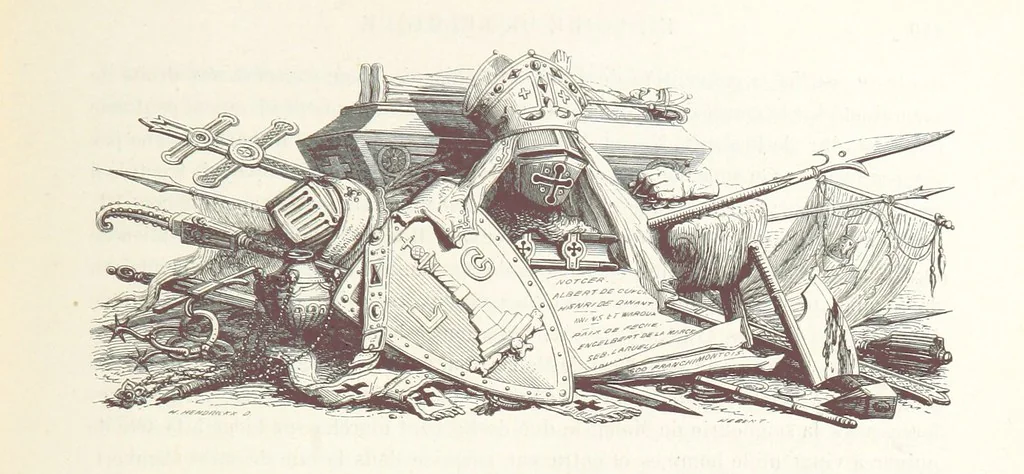An illustration from Histoire de la Belgique ... Troisième edition, entièrement refondue et ... augmentée, etc, 1853, leaf 307