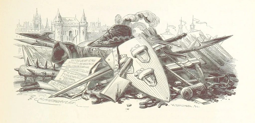 An illustration from Histoire de la Belgique ... Troisième edition, entièrement refondue et ... augmentée, etc, 1853, leaf 327