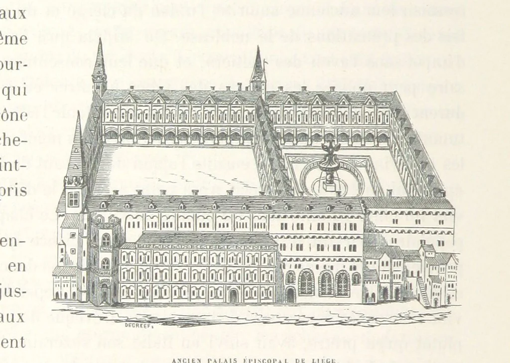 An illustration from Histoire de la Belgique ... Troisième edition, entièrement refondue et ... augmentée, etc, 1853, leaf 388