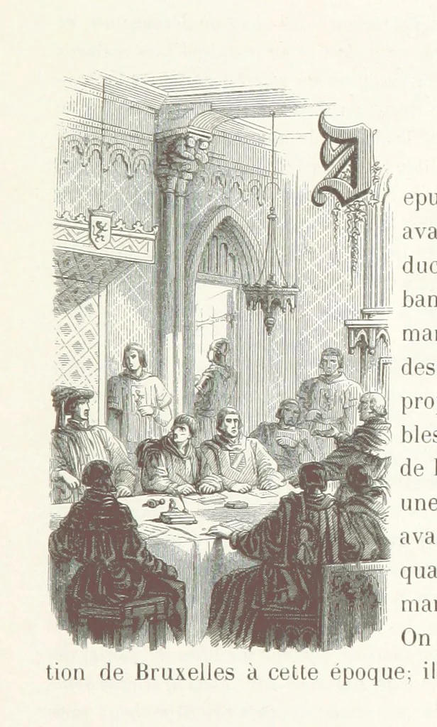 An illustration from Histoire de la Belgique ... Troisième edition, entièrement refondue et ... augmentée, etc, 1853, leaf 393