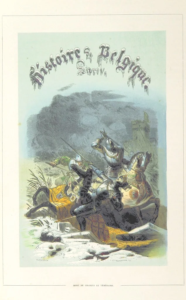 An illustration from Histoire de la Belgique ... Troisième edition, entièrement refondue et ... augmentée, etc, 1853, leaf 414