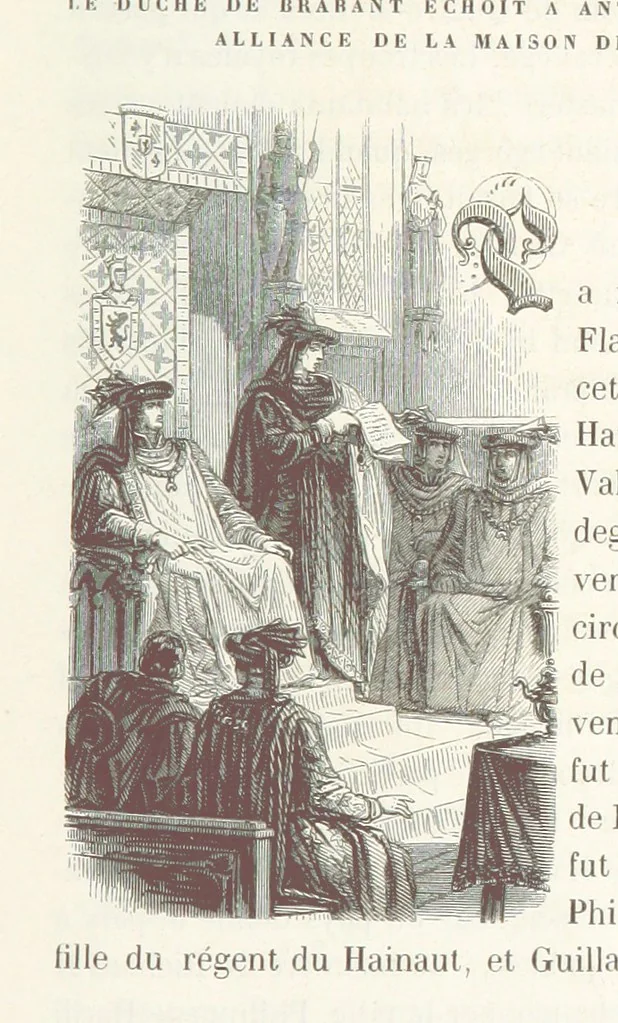 An illustration from Histoire de la Belgique ... Troisième edition, entièrement refondue et ... augmentée, etc, 1853, leaf 415