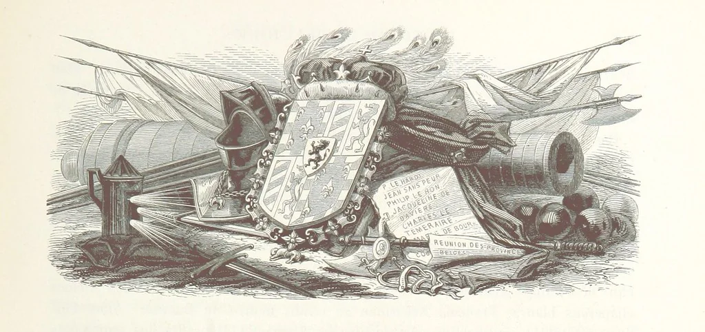 An illustration from Histoire de la Belgique ... Troisième edition, entièrement refondue et ... augmentée, etc, 1853, leaf 415