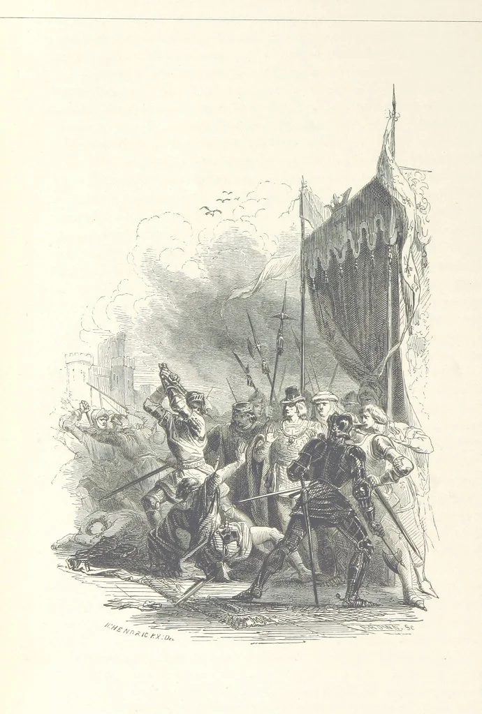 An illustration from Histoire de la Belgique ... Troisième edition, entièrement refondue et ... augmentée, etc, 1853, leaf 434