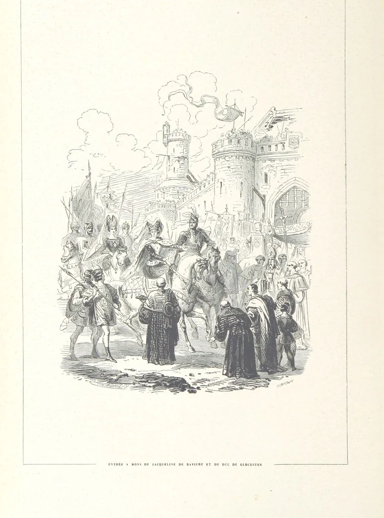 An illustration from Histoire de la Belgique ... Troisième edition, entièrement refondue et ... augmentée, etc, 1853, leaf 450