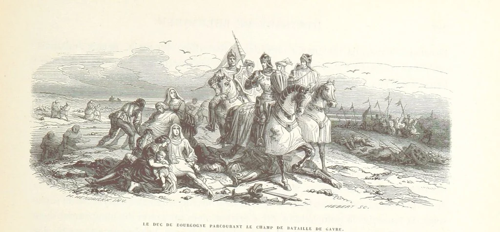 An illustration from Histoire de la Belgique ... Troisième edition, entièrement refondue et ... augmentée, etc, 1853, leaf 467