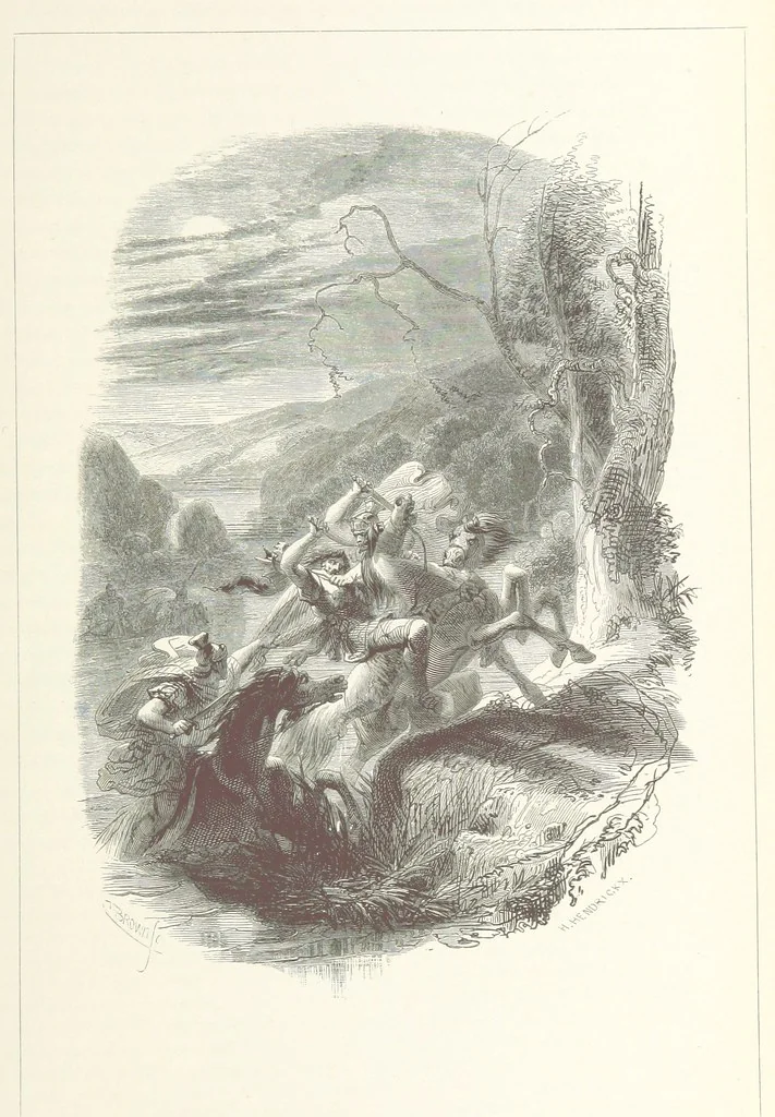 An illustration from Histoire de la Belgique ... Troisième edition, entièrement refondue et ... augmentée, etc, 1853, leaf 51