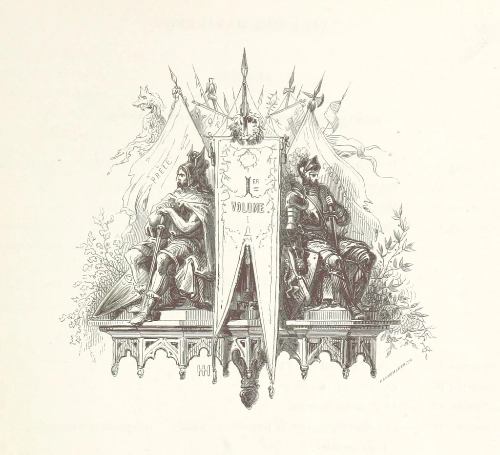 An illustration from Histoire de la Belgique ... Troisième edition, entièrement refondue et ... augmentée, etc, 1853, leaf 527