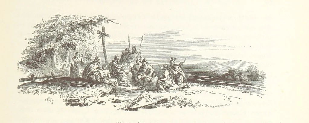 An illustration from Histoire de la Belgique ... Troisième edition, entièrement refondue et ... augmentée, etc, 1853, leaf 57