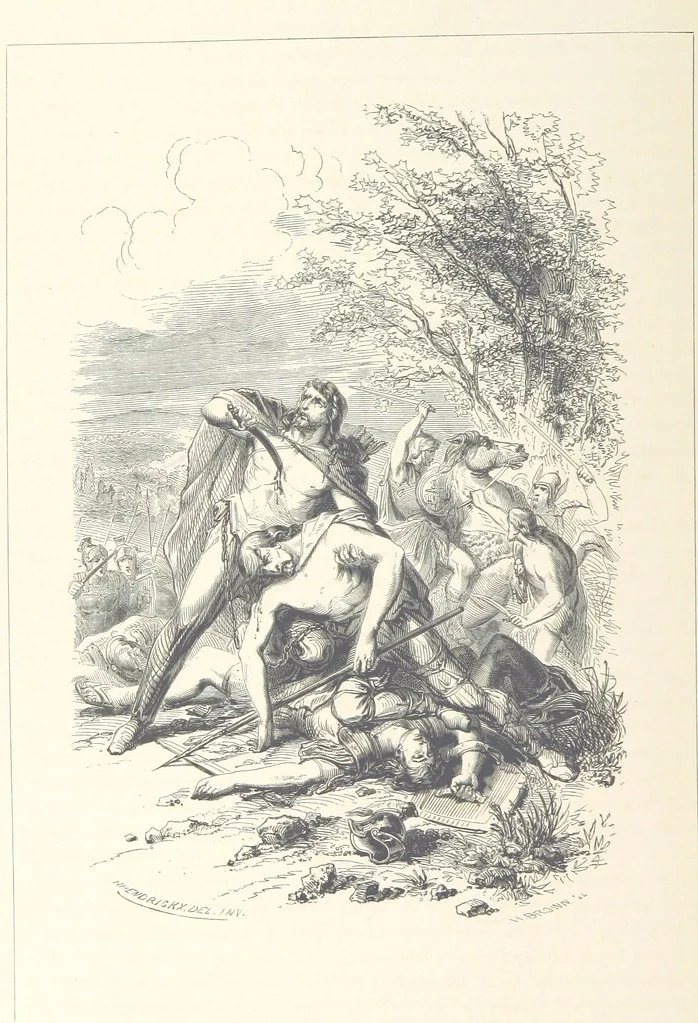 An illustration from Histoire de la Belgique ... Troisième edition, entièrement refondue et ... augmentée, etc, 1853, leaf 68