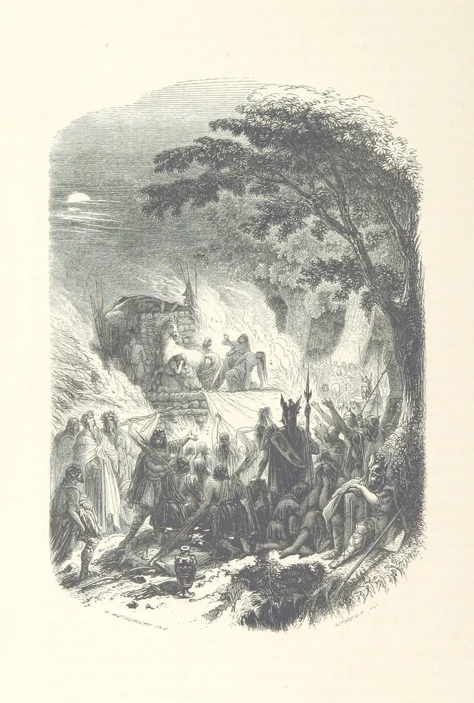 An illustration from Histoire de la Belgique ... Troisième edition, entièrement refondue et ... augmentée, etc, 1853, leaf 74