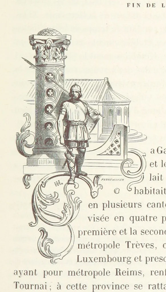 An illustration from Histoire de la Belgique ... Troisième edition, entièrement refondue et ... augmentée, etc, 1853, leaf 83