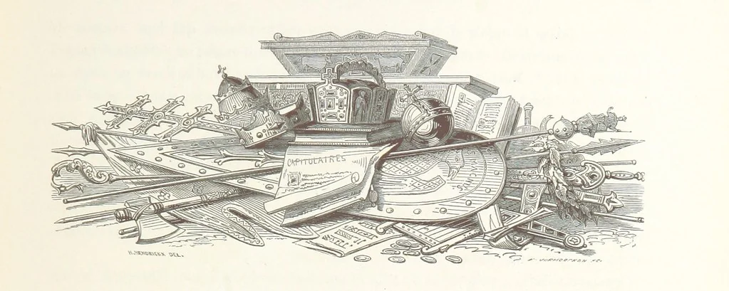 An illustration from Histoire de la Belgique ... Troisième edition, entièrement refondue et ... augmentée, etc, 1853, leaf 91
