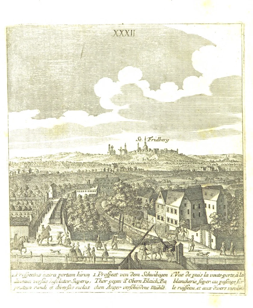 An illustration from Die Schönheiten der Königl. Kreisstadt Augsburg und deren Umgebungen, in 49 bildlichen Vorstellungen, mit Beschreibung von G. H. K, 1819, leaf 110