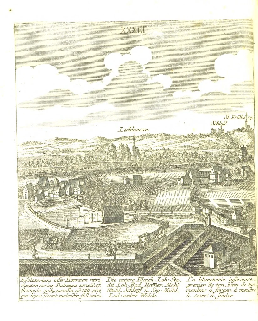 An illustration from Die Schönheiten der Königl. Kreisstadt Augsburg und deren Umgebungen, in 49 bildlichen Vorstellungen, mit Beschreibung von G. H. K, 1819, leaf 114