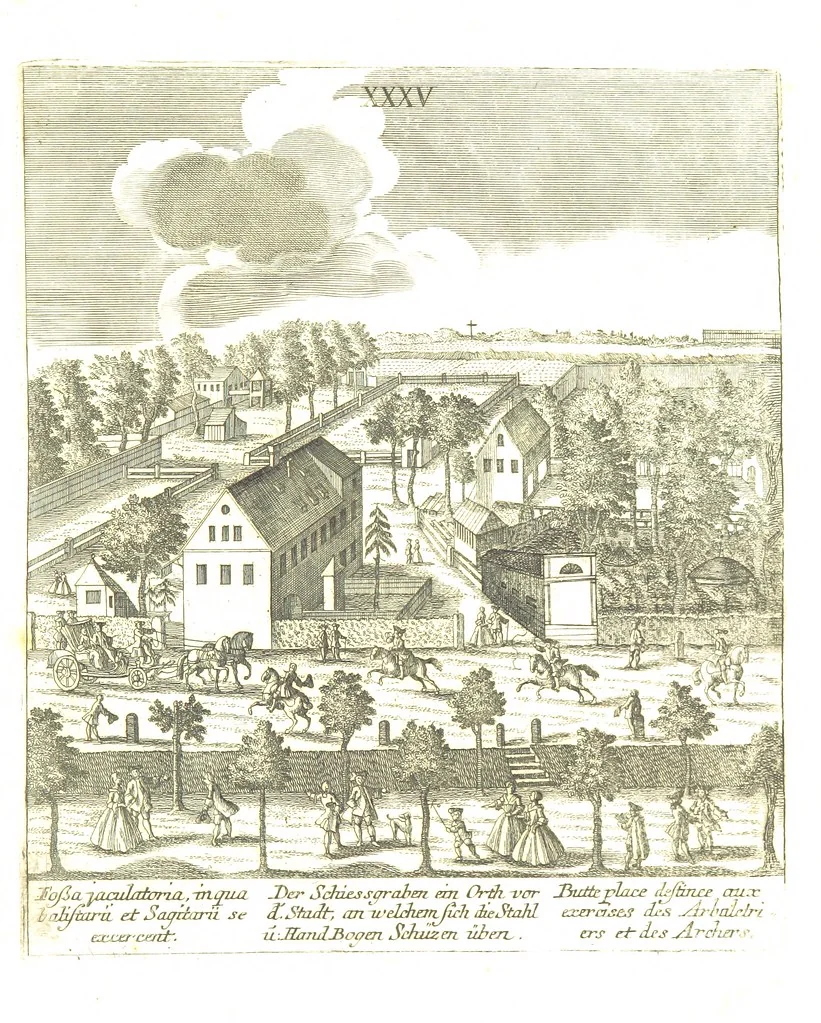 An illustration from Die Schönheiten der Königl. Kreisstadt Augsburg und deren Umgebungen, in 49 bildlichen Vorstellungen, mit Beschreibung von G. H. K, 1819, leaf 119