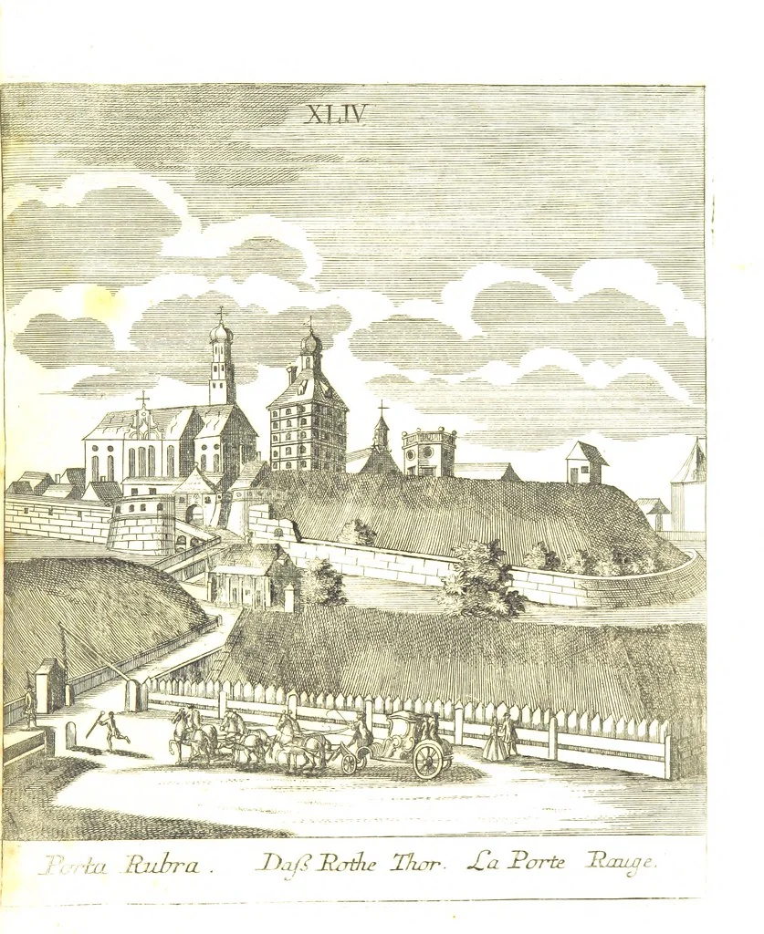 An illustration from Die Schönheiten der Königl. Kreisstadt Augsburg und deren Umgebungen, in 49 bildlichen Vorstellungen, mit Beschreibung von G. H. K, 1819, leaf 151