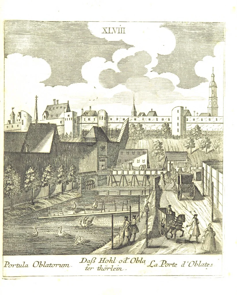 An illustration from Die Schönheiten der Königl. Kreisstadt Augsburg und deren Umgebungen, in 49 bildlichen Vorstellungen, mit Beschreibung von G. H. K, 1819, leaf 163