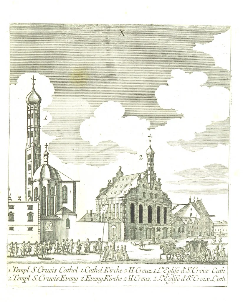 An illustration from Die Schönheiten der Königl. Kreisstadt Augsburg und deren Umgebungen, in 49 bildlichen Vorstellungen, mit Beschreibung von G. H. K, 1819, leaf 41