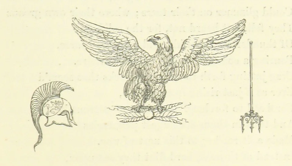 An illustration from The Poetical Works of John Keats. With a memoir by Richard Monckton Milnes. Illustrated by 120 designs, original and from the antique, drawn on wood by George Scharf, Jun, 1854, leaf 313