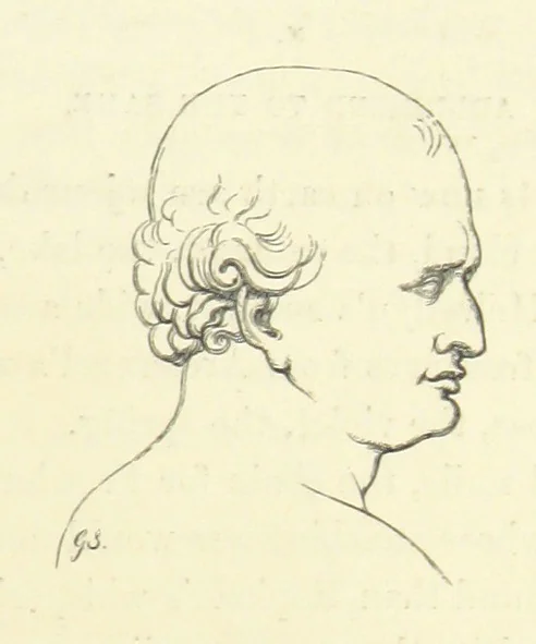 An illustration from The Poetical Works of John Keats. With a memoir by Richard Monckton Milnes. Illustrated by 120 designs, original and from the antique, drawn on wood by George Scharf, Jun, 1854, leaf 429
