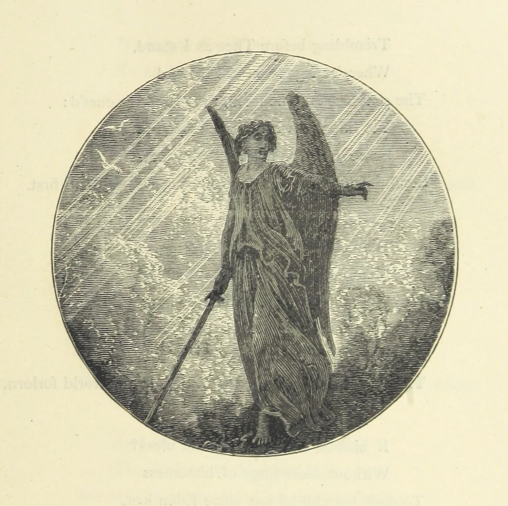 An illustration from The Christian Year, etc. [With a portrait, 1874, leaf 101