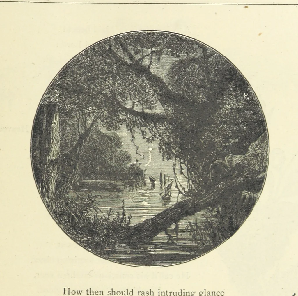 An illustration from The Christian Year, etc. [With a portrait, 1874, leaf 125