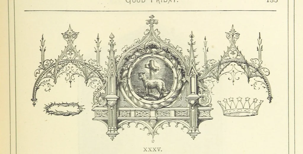 An illustration from The Christian Year, etc. [With a portrait, 1874, leaf 151