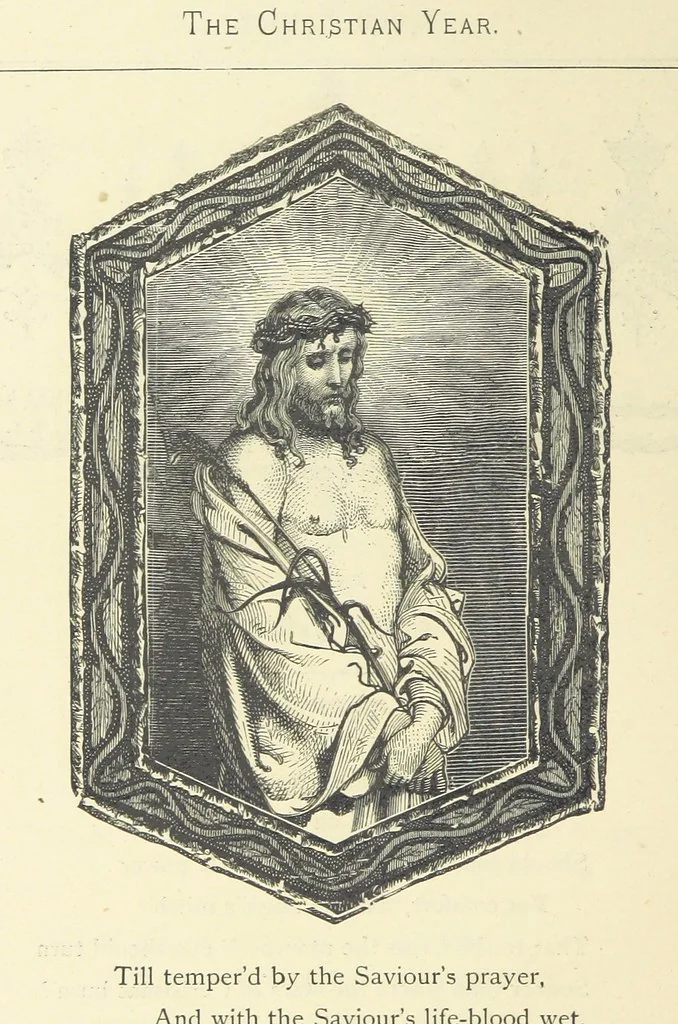 An illustration from The Christian Year, etc. [With a portrait, 1874, leaf 152