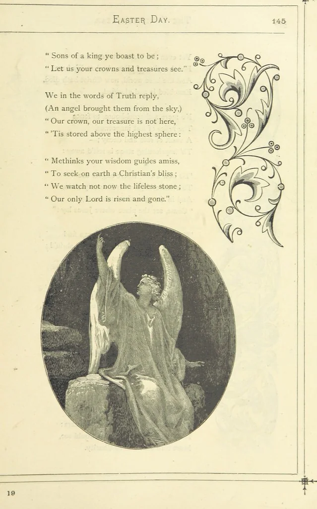 An illustration from The Christian Year, etc. [With a portrait, 1874, leaf 161