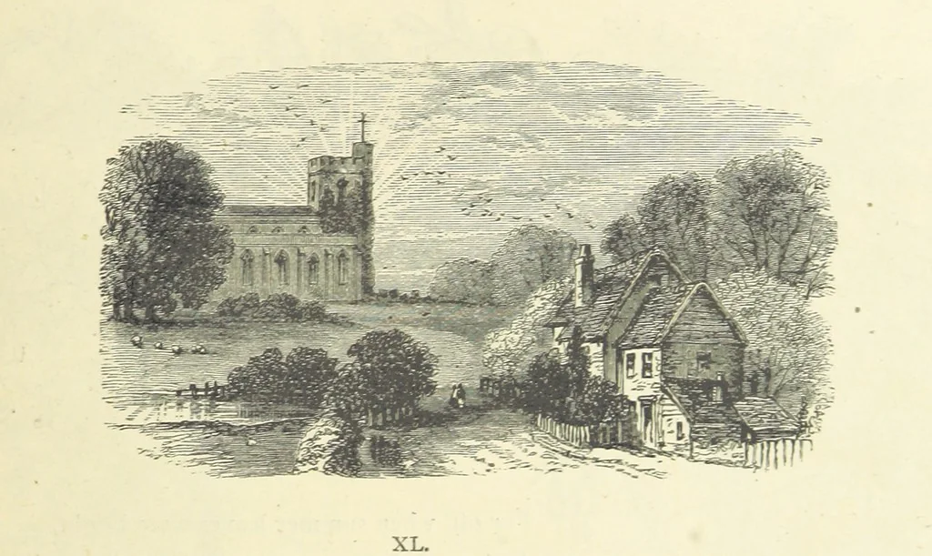 An illustration from The Christian Year, etc. [With a portrait, 1874, leaf 171