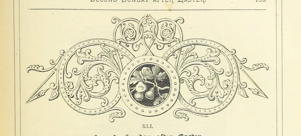 An illustration from The Christian Year, etc. [With a portrait, 1874, leaf 175