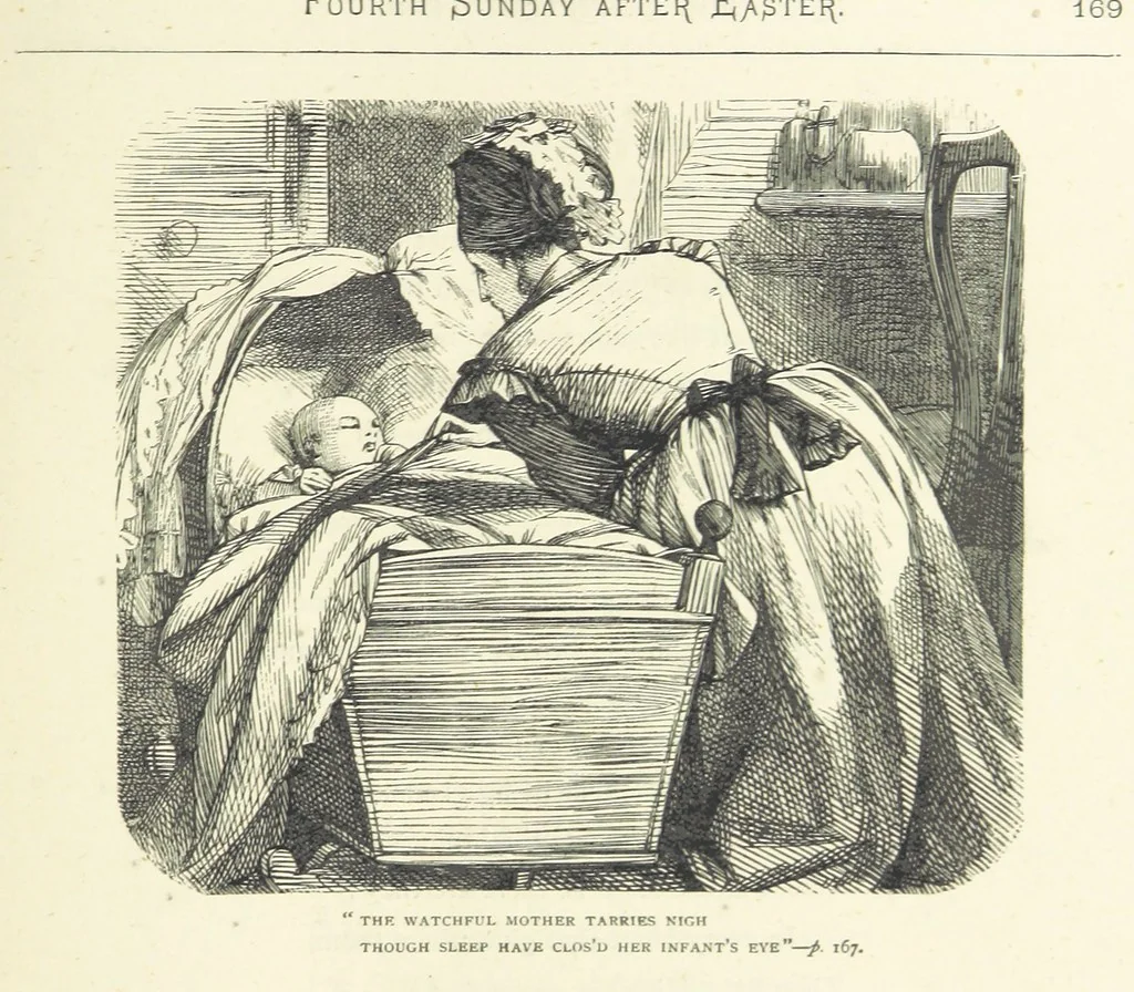 An illustration from The Christian Year, etc. [With a portrait, 1874, leaf 185