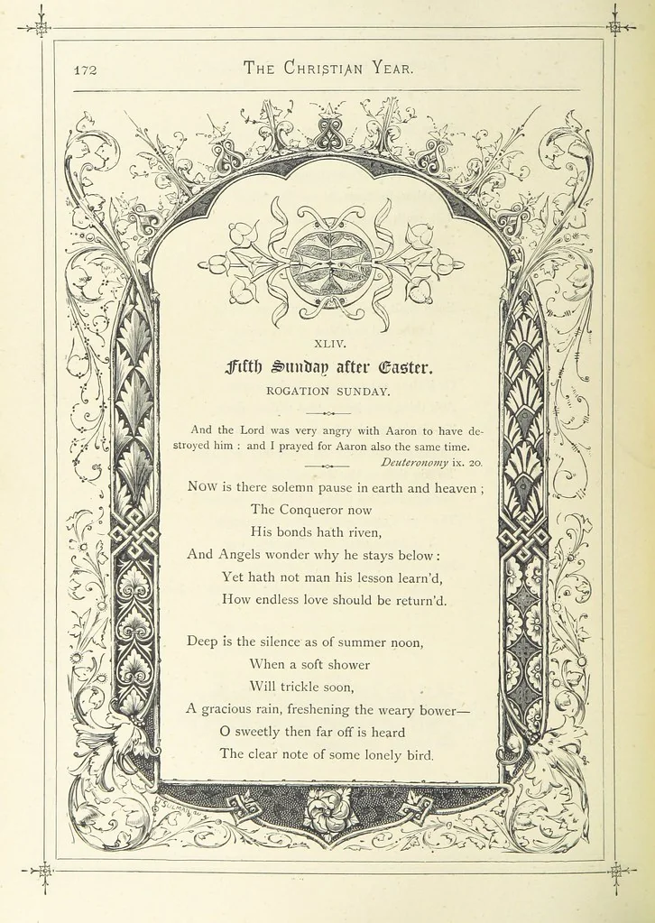 An illustration from The Christian Year, etc. [With a portrait, 1874, leaf 188