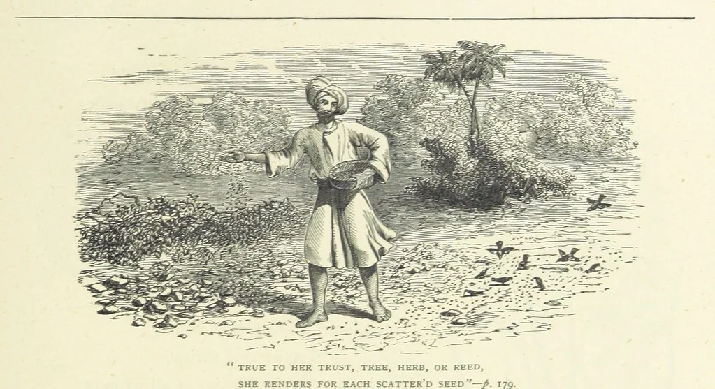 An illustration from The Christian Year, etc. [With a portrait, 1874, leaf 197